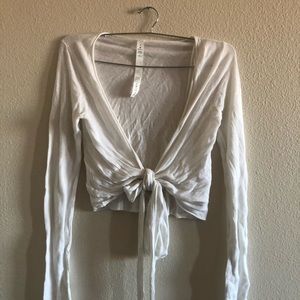 rare lululemon sweater wrap top